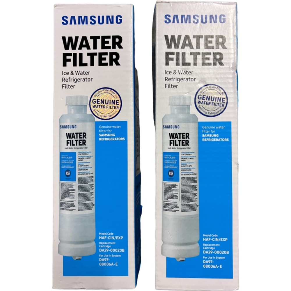 Samsung Push-In Refrigerator Water Filter
Model #HAF-CIN C 2 Units